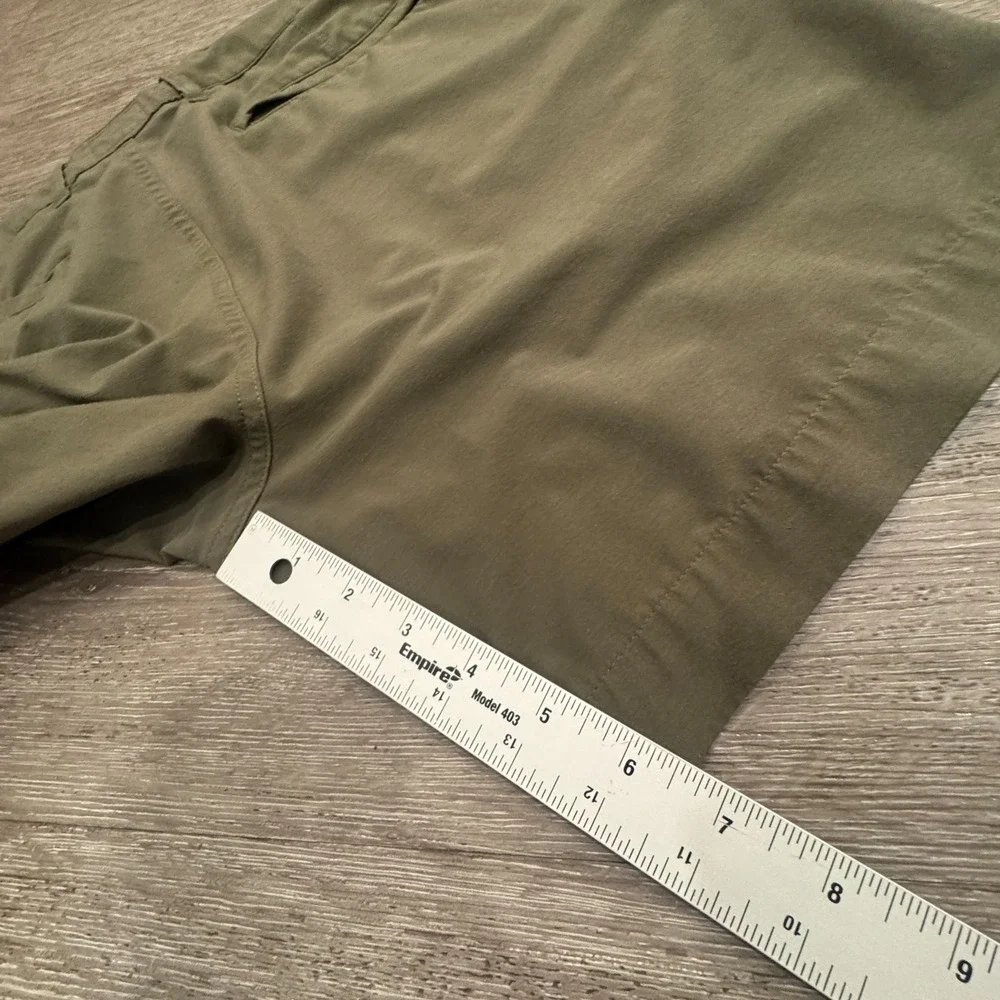 Faherty Shorts Mens 34 Green All Day Drawstring Performance Stretch 7